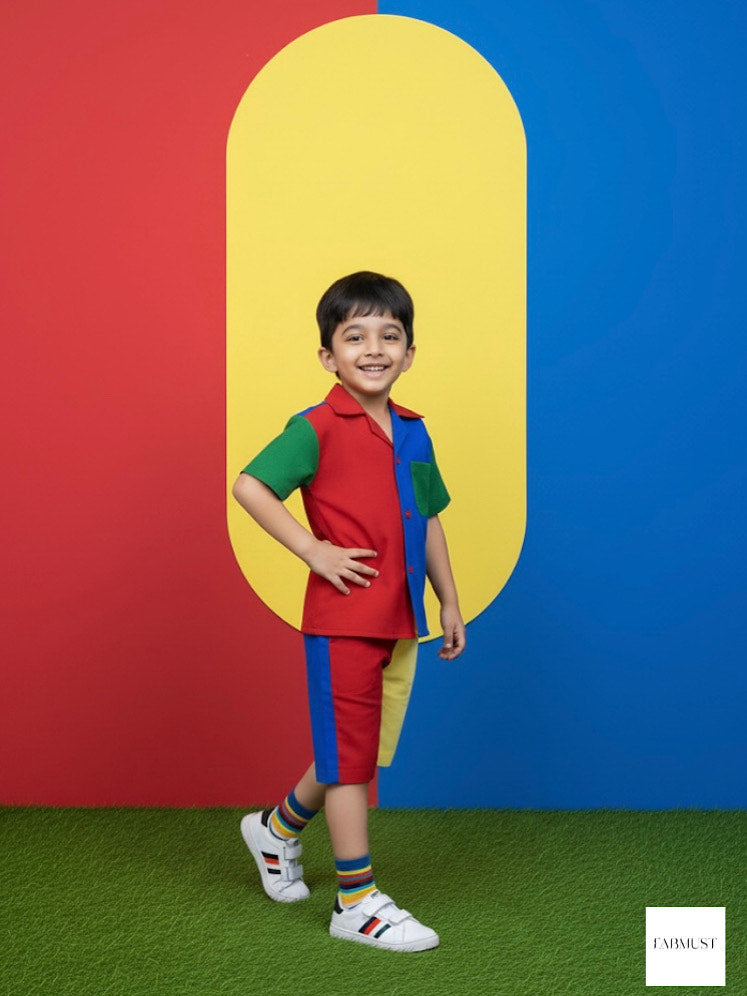 RGB Color Block Co-Ord Set