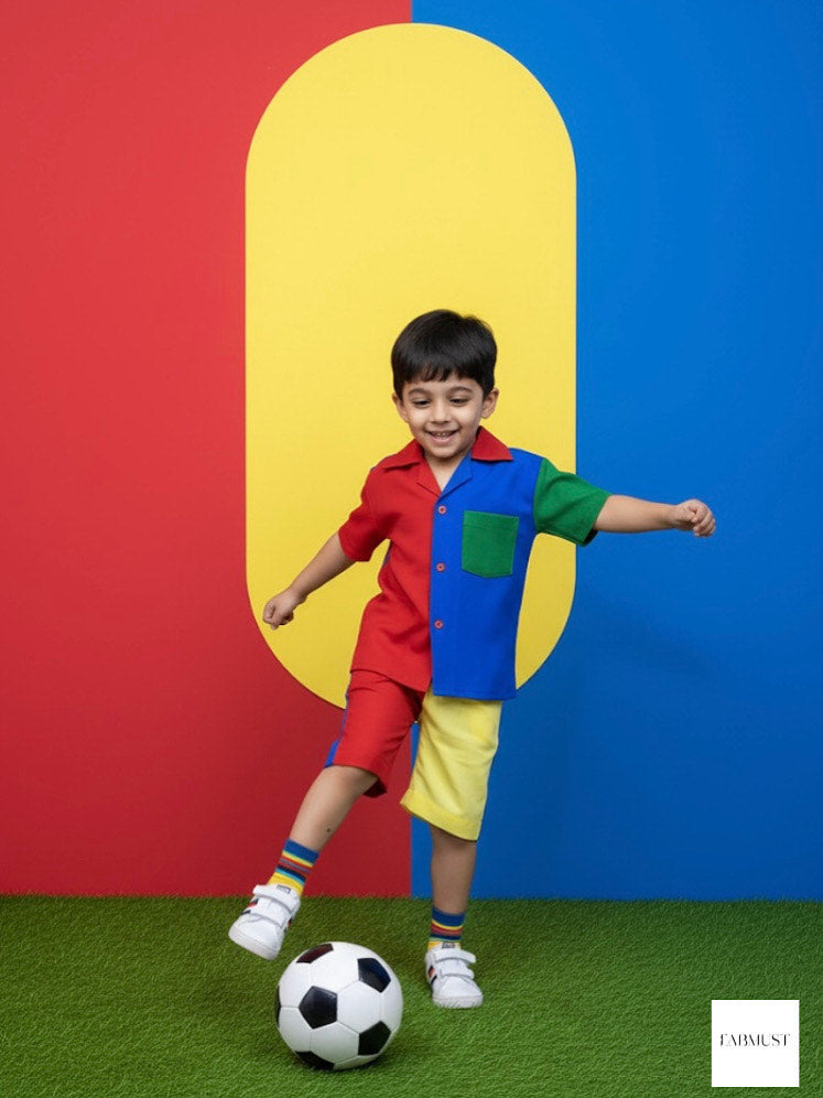 RGB Color Block Co-Ord Set