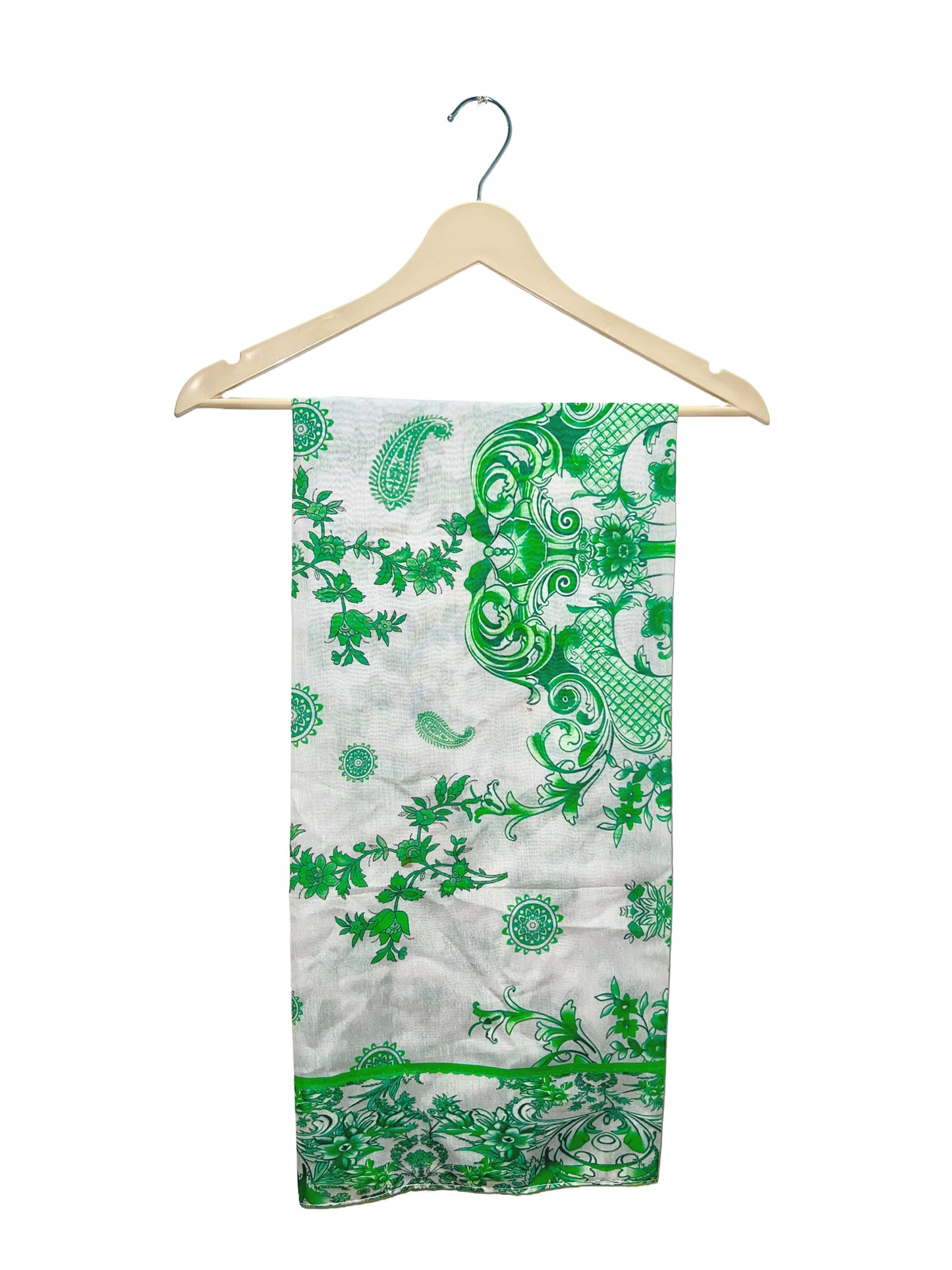 Flora Green Dupatta